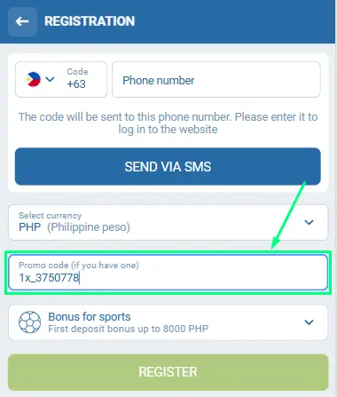 1xbet Promocode